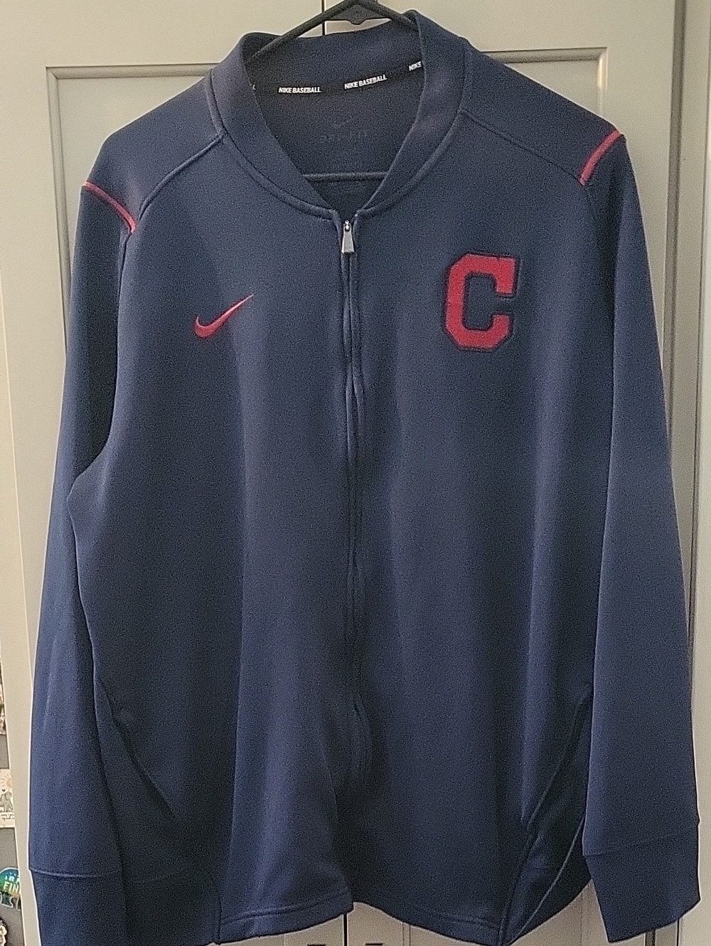 Nike Men’s Navy Full-Zip Cleveland Guardians Team Jacket